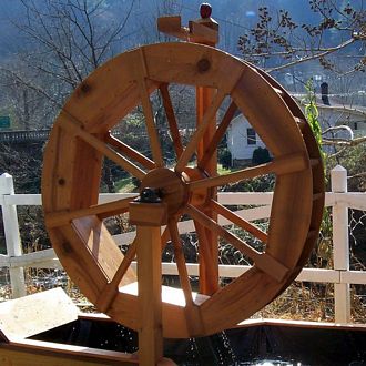 How to build a water wheel